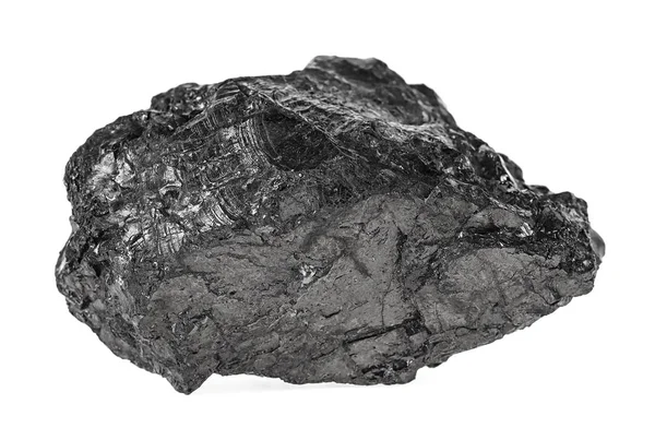 Kohle isoliert auf weißem Hintergrund — Stockfoto