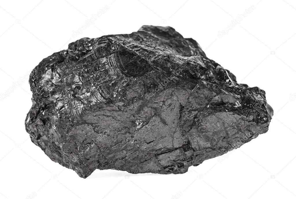 Coal isolated on white background