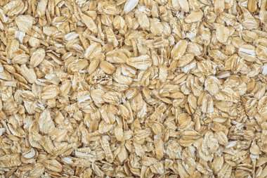 Yulaf gevreği dokusu. Yulaf gevreği yemek arkaplanı. 