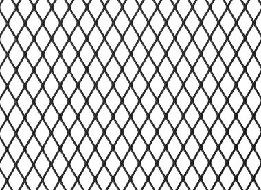 Beyaz arkaplanda izole edilmiş siyah ağ dokusu