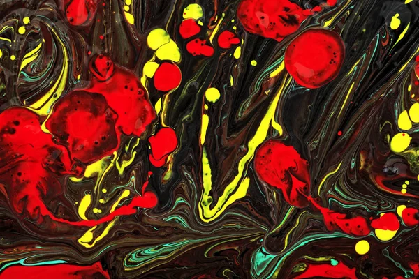 Close up of different color oil paint, as background. Different — Stock Photo, Image