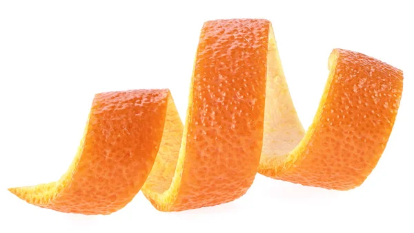 Oranžová vyrážka spirála izolované na bílém pozadí — Stock fotografie