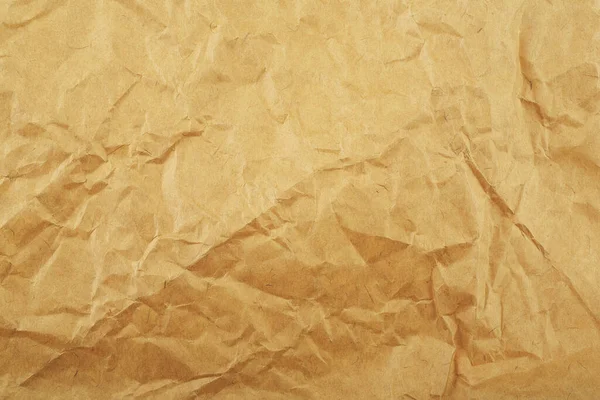 Fond Papier Froissé Brun — Photo