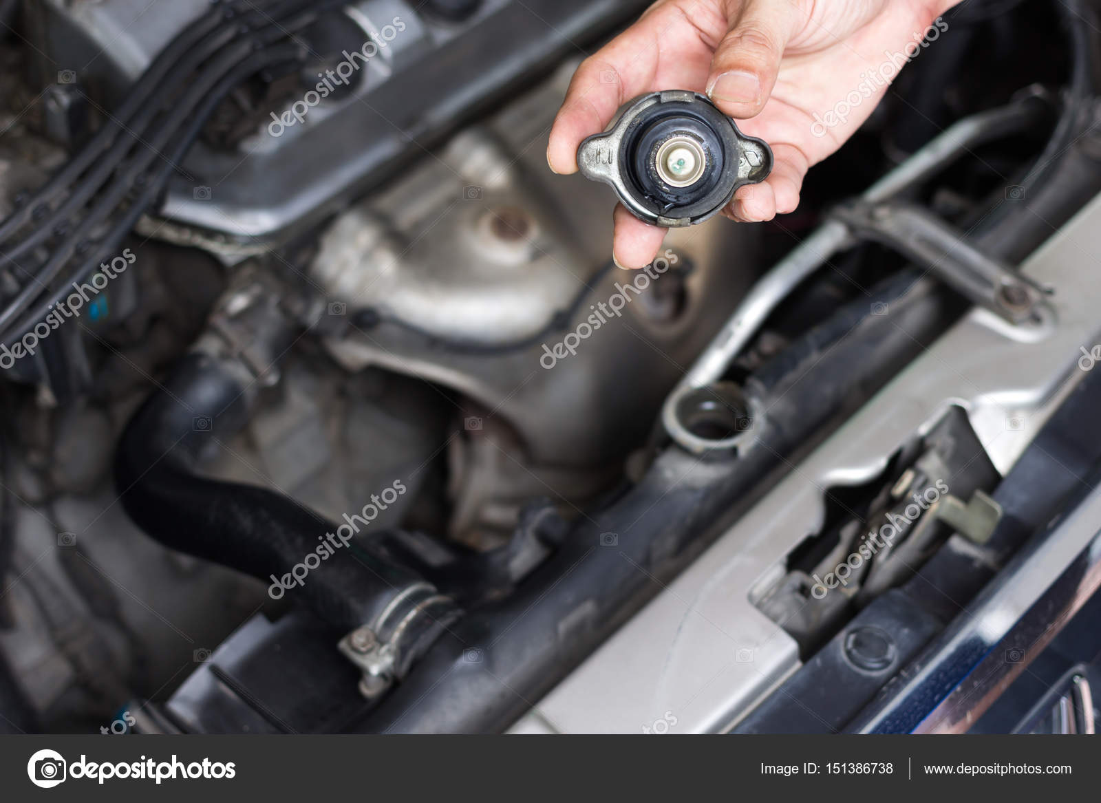 open radiator cap