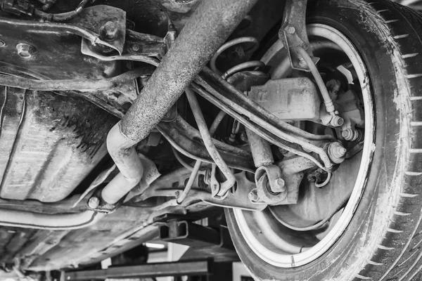 Rear car suspension — Stock Photo, Image