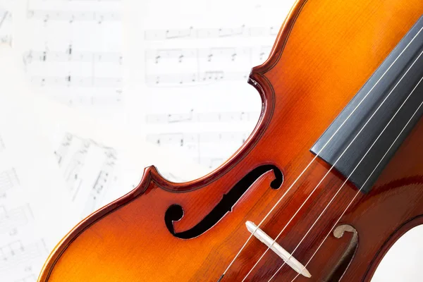 バイオリン楽譜 — ストック写真