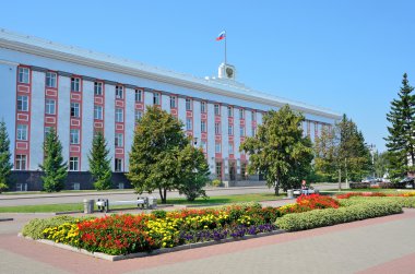 Barnaul, Rusya, Ağustos, 17, 2016. Altay bölgesi, şehir Barnaul, Rusya Federasyonu Yönetim