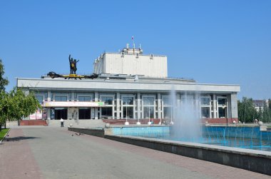 Barnaul, Rusya, Ağustos, 17, 2016. Shukshin, bölgesel tiyatro tiyatro Altay 