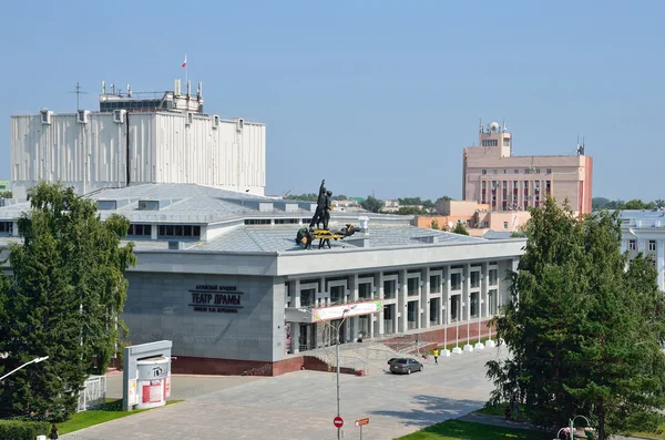 Barnaul，俄罗斯，2016 年 8 月 17 日。阿勒泰地区戏剧剧院的舒克申 — 图库照片