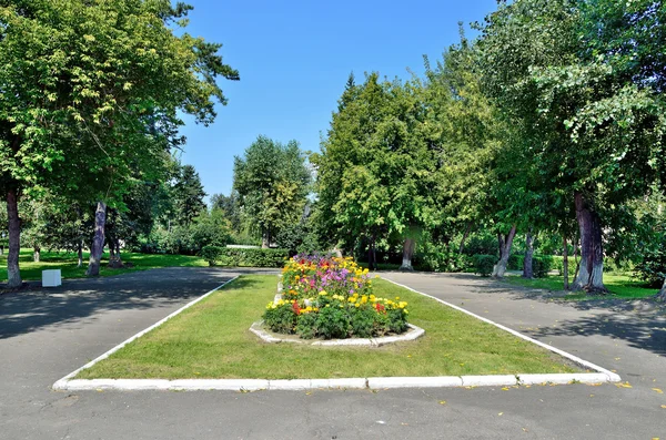 Rusko Jeden Čtverců Avenue Lenin Městě Barnaul — Stock fotografie