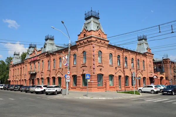 Barnaul Russie Août 2016 Magasin Rouge Monument Architecture Début Xxe — Photo