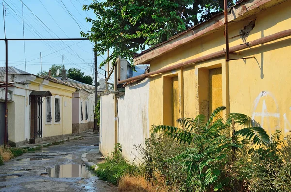 Yevpatoria Crimea Julio 2016 Nadie Calle Casco Antiguo Yevpatoria — Foto de Stock