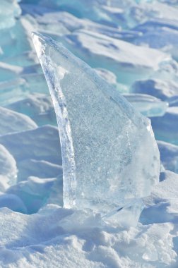 Rusya, Baykal Gölü, buz Tepecik