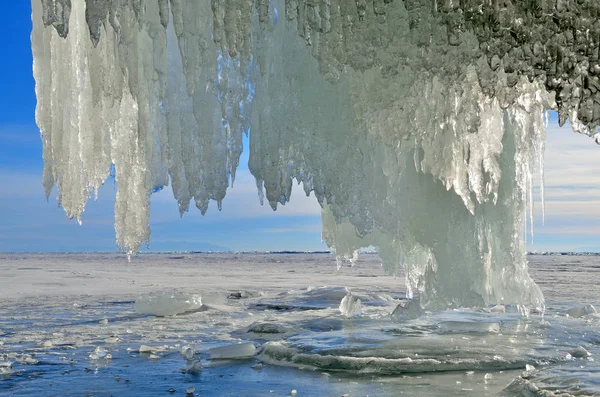 러시아 바이칼 호수입니다 Uzury 차가워요 — 스톡 사진