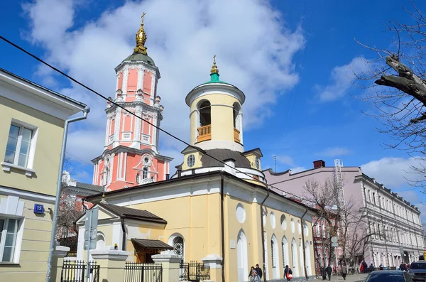 Moscou Rússia Abril 2017 Igreja Santo Theodore Stratelate Pista Arkhangelsky — Fotografia de Stock