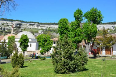 Bahçesaray, eski şehir. Khan Palace topraklarının