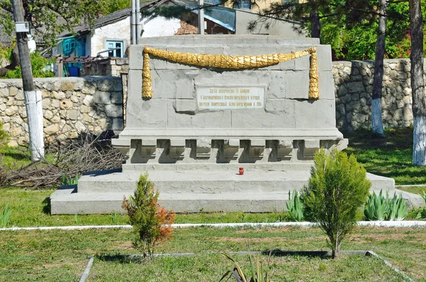 Bakhchisaray Crimea Abril 2017 Cementerio Militar Fraterno Durante Guerra Civil — Foto de Stock