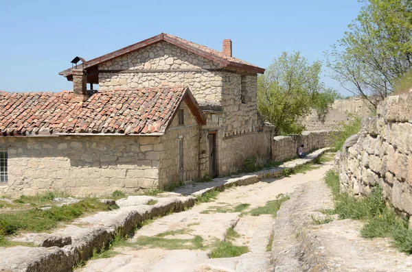 Crimea Bahchisaray Ciudad Cavernosa Chufut Col Rizada Finca Firkovich Siglo — Foto de Stock