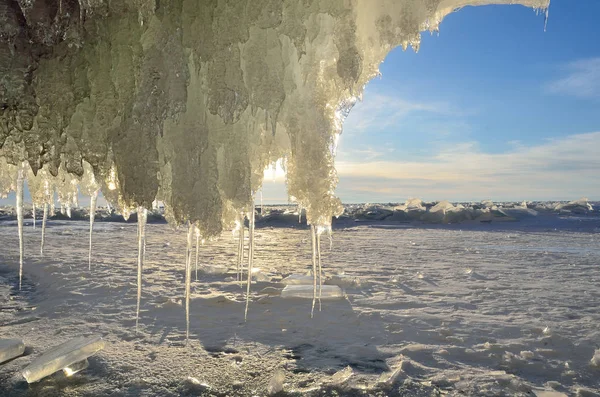 러시아 바이칼 호수입니다 Maloe 바다입니다 Uzury 차가워요 — 스톡 사진
