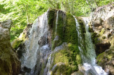 Şelale gümüş Büyük Kanyon'a Kırım jetler