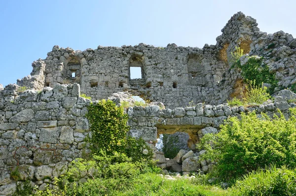 Crimea Las Ruinas Ciudadela Mangup Kale — Foto de Stock