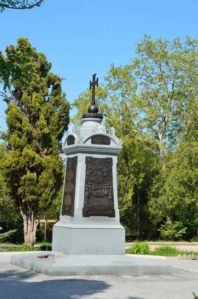 Sebastopol Crimea Mayo 2017 Memorial Memoria Legión Griega Del Emperador — Foto de Stock
