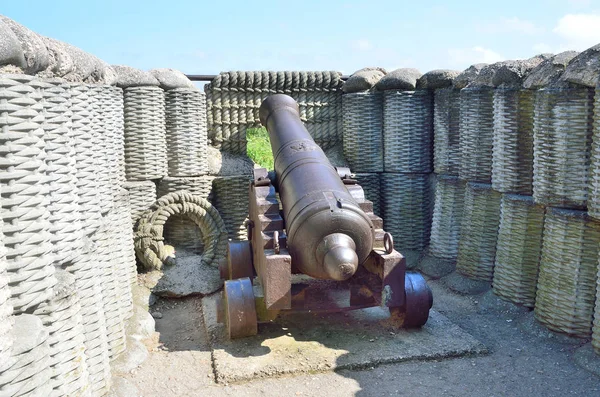 Sevastopol Crimea May 2017 Artillery Position 4Th Defensive Bastion Sevastopol — Stock Photo, Image