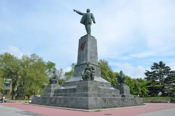 Sevastopol Krymu Květen 2017 Pomník Vladimira Lenin Krym Město Sevastopol — Stock fotografie