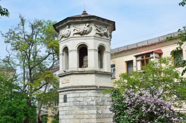 Rüzgar tower (kule eski deniz Kütüphane), Sevastopol, 1849, yıl Crimea mimarisinde Anıtı