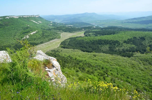 Spring Crimea Views Mountain Mangup — Stock Photo, Image