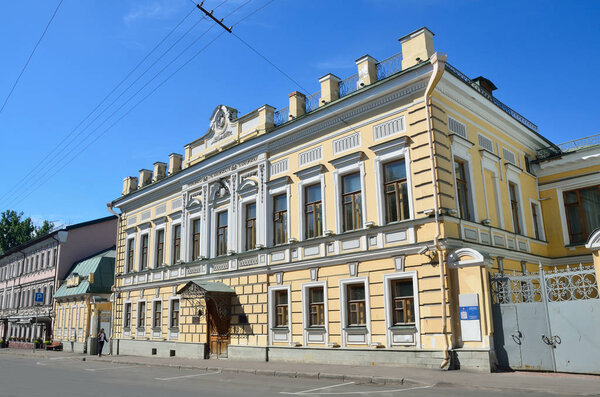 Москва, Россия, 12 июня 2017 года, усадьба Прохорова и Глудова на Подсосенском переулке в Москве
