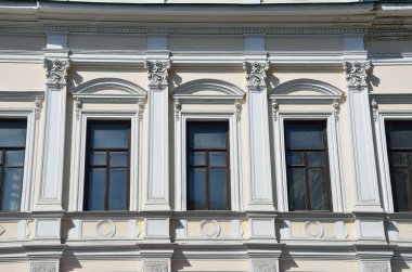 Moskova, Rusya, 12 Haziran 2017, Rus sahne: G. V. Şetverikov, E. N eski Emlak. Malyutin, A. Y. Elagina. Moskova, Podsosensky lane, 26