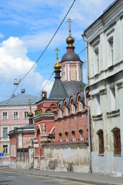 Moskova, yaz aylarında mimari Podkopai, Aziz Nikolaos Kilisesi