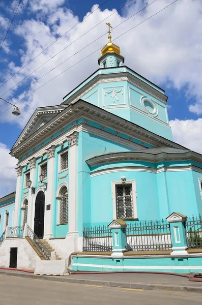 Russie Moscou Ancienne Église Trinité Vivifiante Serebryaniki Détails Architecture — Photo