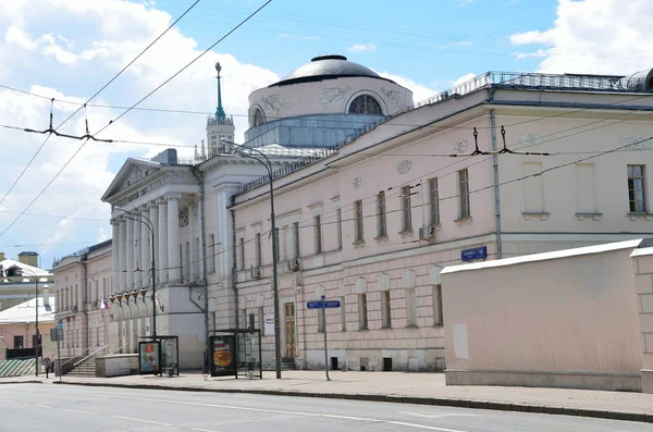 Moskau Russland Juni 2017 Das Gebäude Der Russischen Akademie Für — Stockfoto