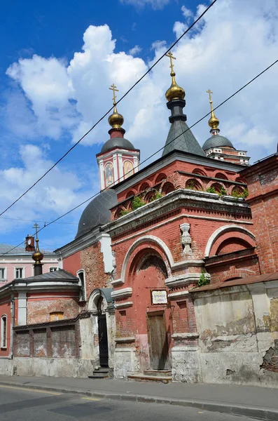 Moskva Arkitekturen Kirken Nicholas Podkopai Sommeren - Stock-foto