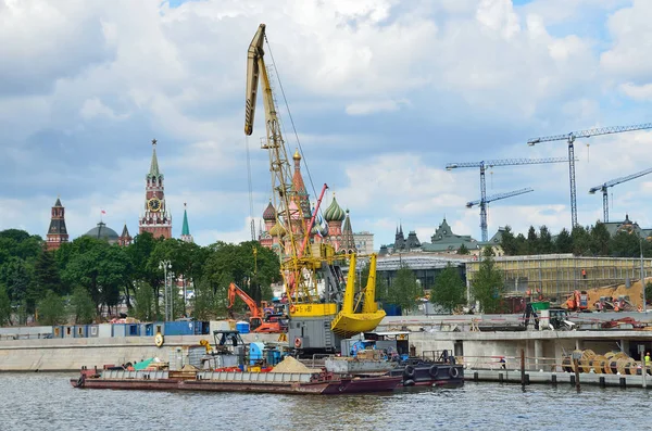 Moskova, Rusya, Haziran, 12, 2017, Park Zaryadye bir 