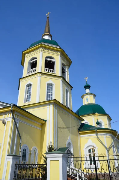 Irkoetsk Kerk Van Gedaanteverwisseling Van God Opgericht 1795 Jaar — Stockfoto