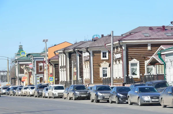 Irkutsk Ryssland Mars 2017 Bilar Parkerade Gatan Den Juli 130 — Stockfoto