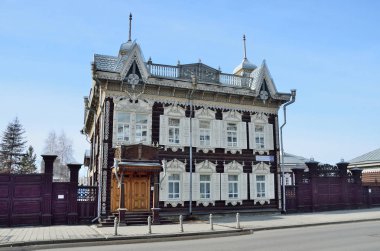 Irkutsk, Rusya, Mart, 16, 2017. Tüccar Shastin Irkutsk içinde 