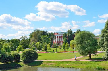 Moskova, Rusya, Ağustos, 14, 2015.Nobody, park Müzesi-Emlak 