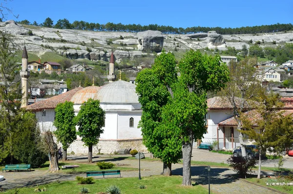 Μπαχτσισαράι, την παλιά πόλη. Το έδαφος της το παλάτι του Χάνου — Φωτογραφία Αρχείου