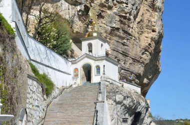 Crimea, Bahçesaray, eski mağara Manastırı kutsal varsayım (Svyato-Uspensky Manastırı)