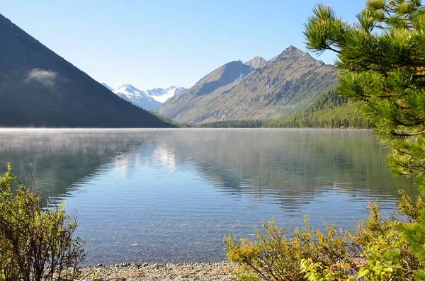 Russia, Altai territory, Ust-Koksinsky district,  the lower Multinskoye lake