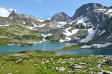 Rusya, Batı Kafkasya, Imeretinskoye göl güneşli gün
