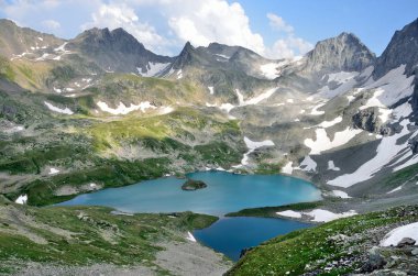 Rusya, Batı Kafkasya, Imeretinskoye göl güneşli gün