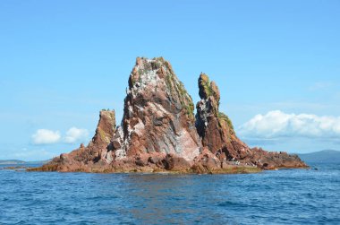 Peter büyük Bay Primorsky region, Rusya Federasyonu'nun Batı kesiminde Verkhovsky Adaları