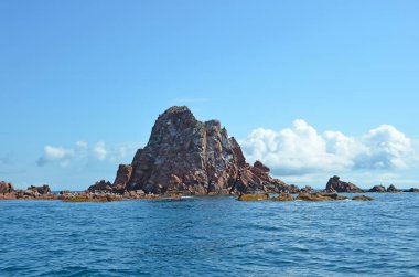 Peter büyük Bay Primorsky region, Rusya Federasyonu'nun Batı kesiminde Verkhovsky Adaları