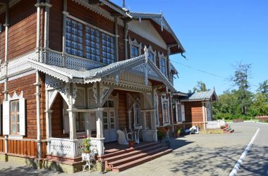 Irkutsk, Rusya, Ağustos, 29, 2017. V. P. Sukachev Irkutsk Müzesi-Emlak