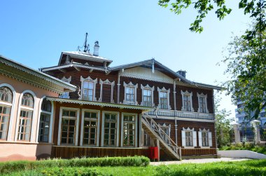 Irkutsk, Rusya, Ağustos, 29, 2017. V. P. Sukachev Irkutsk Müzesi-Emlak